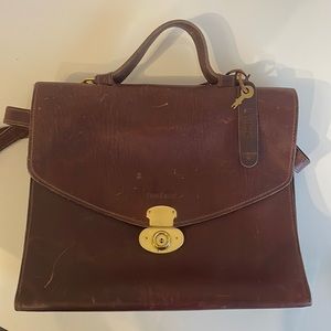 Taschen leather book bag